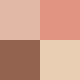 QUAD EYE COLOR 01 SIENNA CORAL
