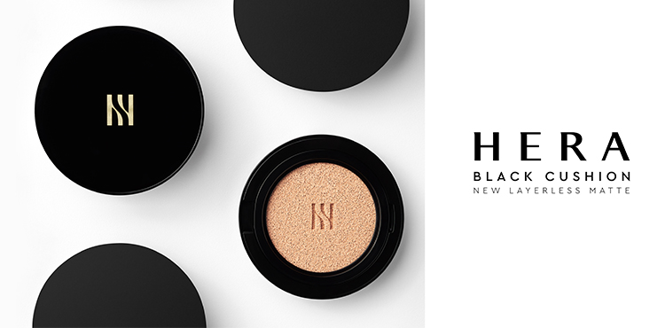 HERA BLACK CUSHION NEW LAYERLESS MATTE