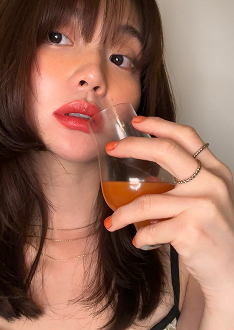 A model wearing Sensual Tinted Shine Stick