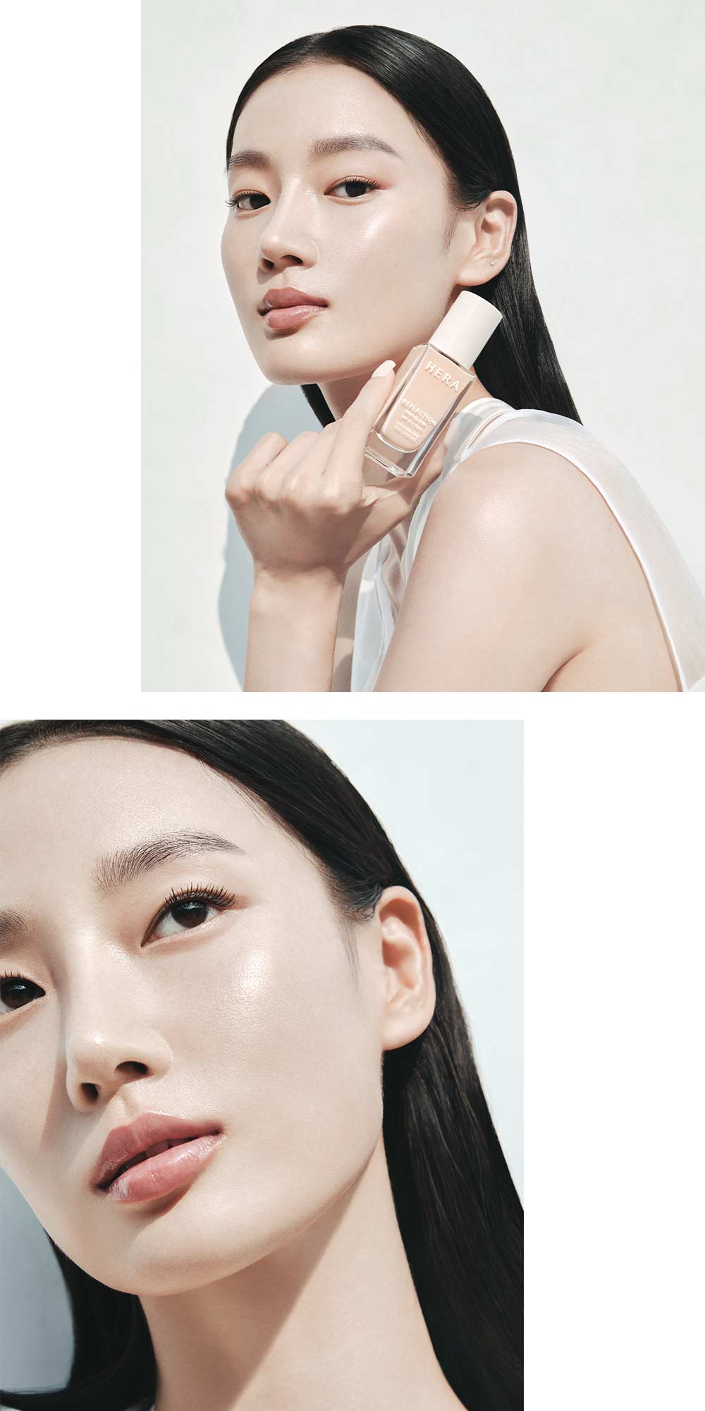 제품을 들고 있는 모델 (크게 보기)