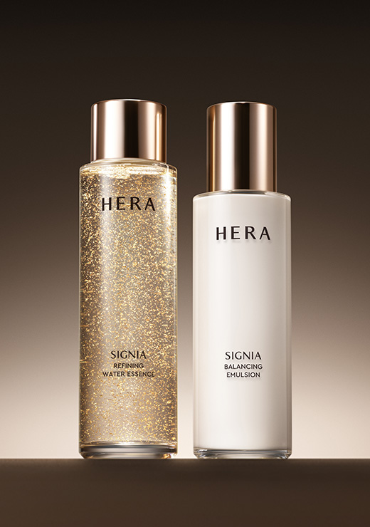 시그니아 밸런싱 에멀전 제품과 워터 에센스 제품