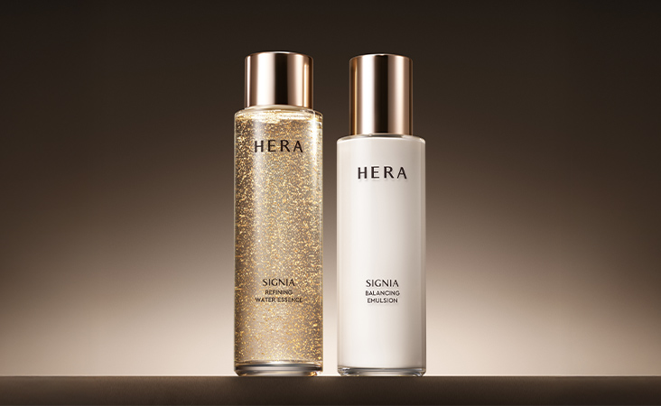 시그니아 밸런싱 에멀전 제품과 워터 에센스 제품