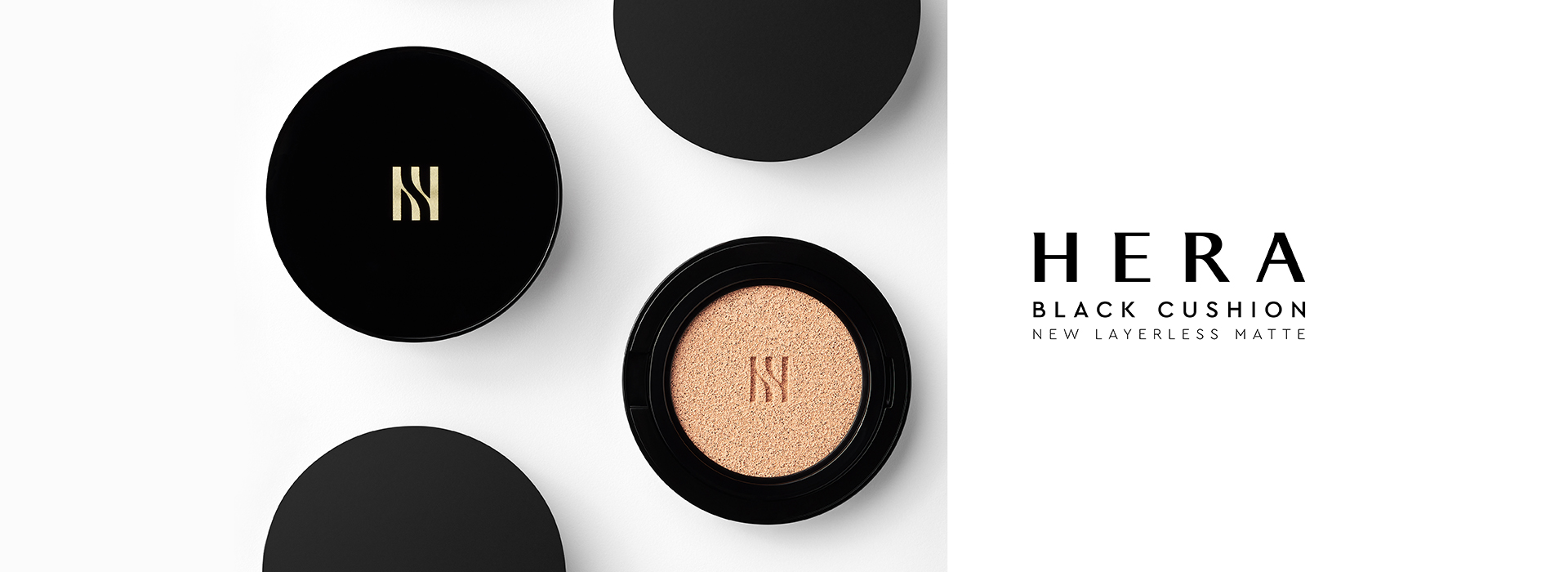 HERA BLACK CUSHION NEW LAYERLESS MATTE