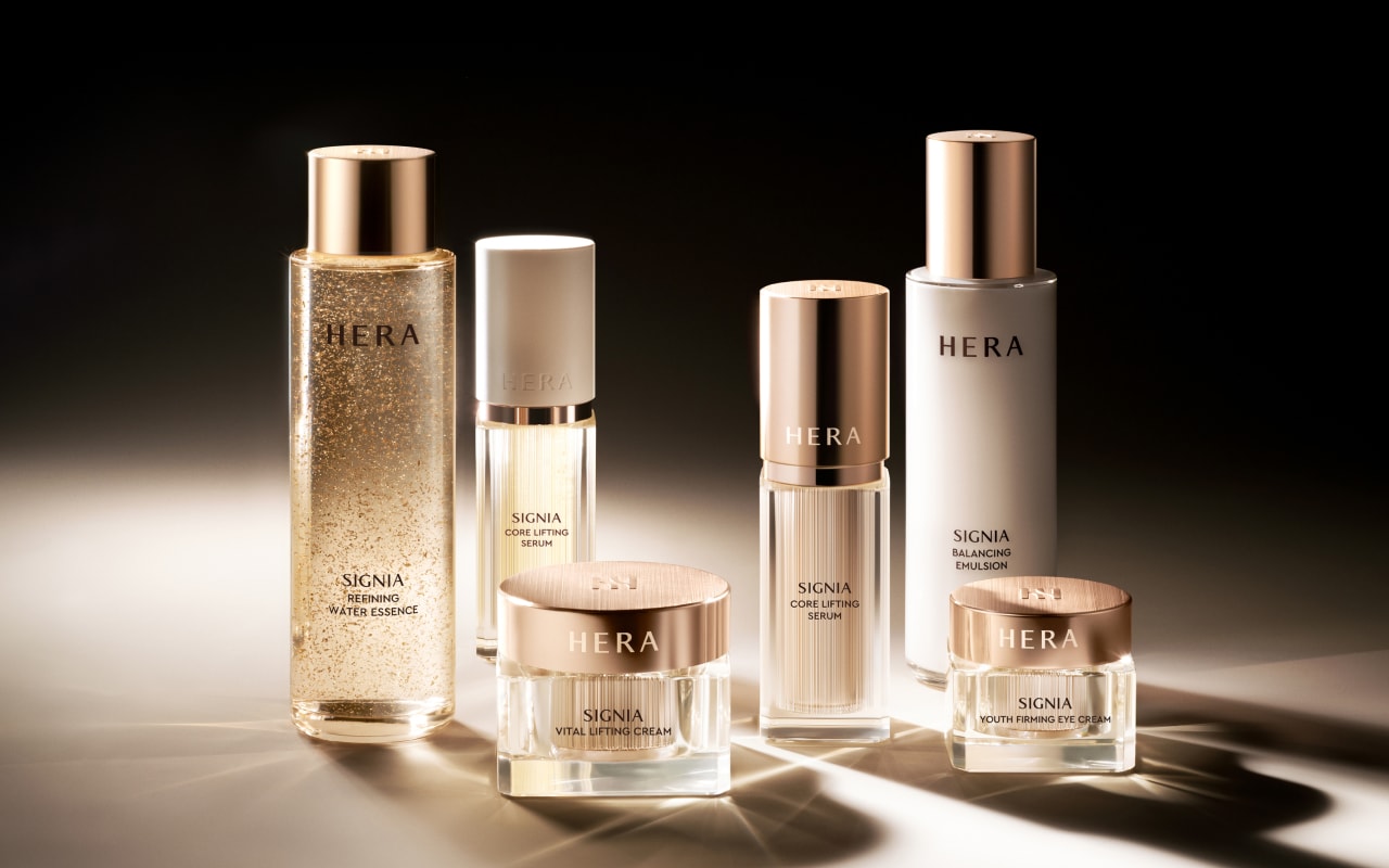 헤라 시그니아 라인 6종 제품 전체 컷